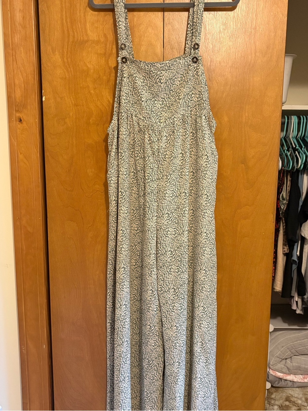 Kori Black and White Printed Wide-Leg Jumpsuit